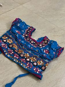Ethnic Skirt with Mirror Work