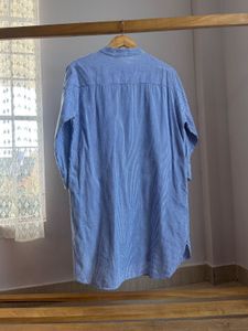 Striped Long Cotton Shirt