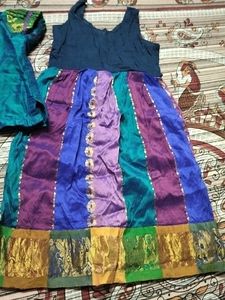 Beautiful Pattu Langa For Little Girls