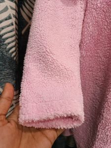 Pink Soft Cardigan Coat