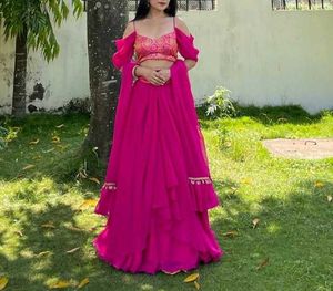 Georgette Lehnga All Colour Available