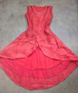 Coral Party Dress