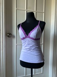 Lavender Lace Cami Top