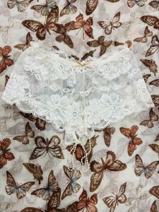 White Lace Stone Panty