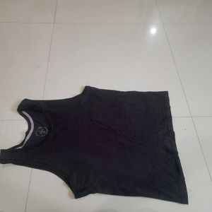 Black Tank Baniyan - Size M