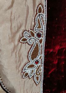 Khali+Maroon Sherwani