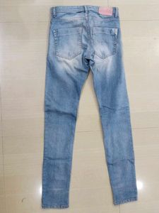 Stylish Light Wash Denim Jeans