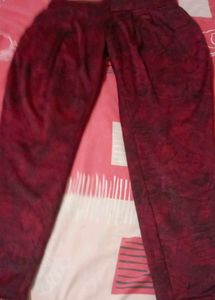 Pink Patterned Pants