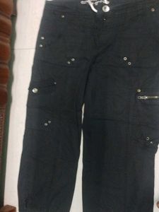 Black Cargo  Pants