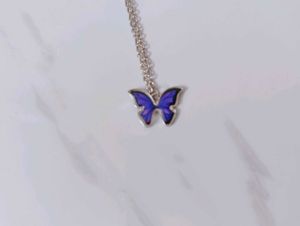 Butterfly Jewellery Set - Locket &amp; Earrings Combo