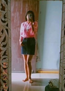 Pink Embroidery Top