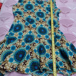 Sleeveless Tailor Stiched Kurta For Daily Wear