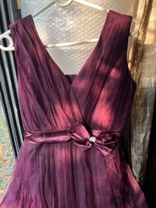 Elegant Purple Maxi Dress