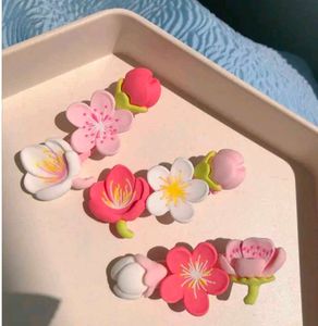 Korean Floral Hair Clips (1 Pair)