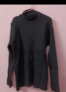 woolen Shrug With Black Sweater