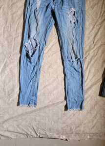 Ankle Skinny Fit Jeans For Women