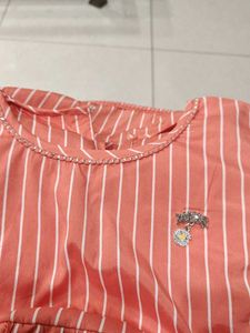 Striped Ruffle Top