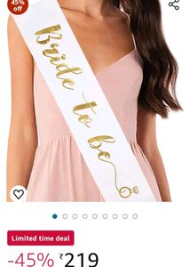 Bride To Be Sash🎽