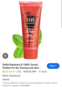 D Tan Facepack Cum Facewash