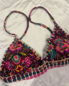 Multi Coloured Bralette Top!