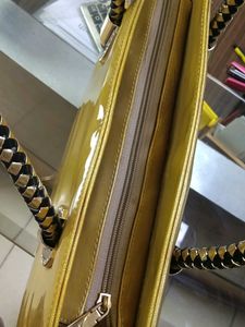 Elegant Yellow Handbag