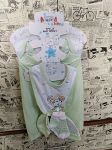 9 Pieces Gift Cloth Breathable Fabric Set for Baby