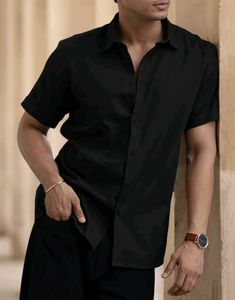 Black Cool Look Shirt For Men