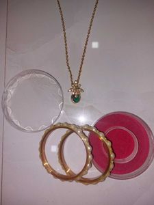 49 Bangles+ Bracelet+ Kada Necklace
