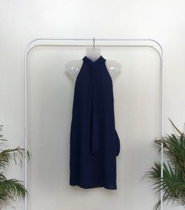 Worthington Imported Navy Blue Casual Dress(Women)