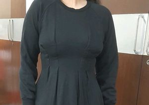 Black Wollen Dress