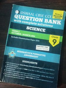 Oswaal CBSE Class 9 Science Question Bank