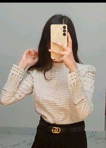 Lace Detail Top