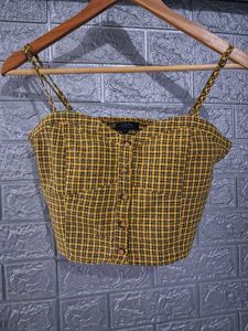 Women Plaid Top