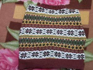 Patterned Knit Pullover