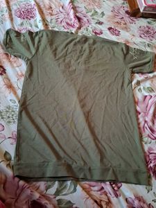 Casual Olive Green T-Shirt