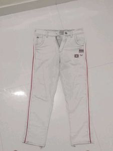 Side Stripe Casual Pants Size 28