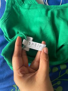 Shein Green Top