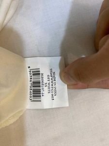 Casual White Fitted Top