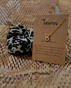 TAURUS ZODIAC SIGN NECKLACE