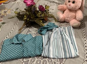 Shirt Plazzo Set Sea Green