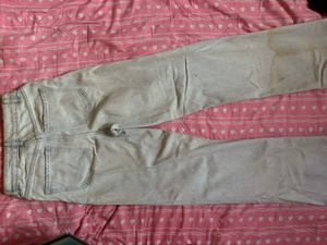 Ripped Straight Leg Jeans