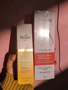 Foxtale And Simple Sunscreen Moisturizer Combo