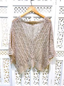 Boho Chic Elegant Lace Knit Cardigan C