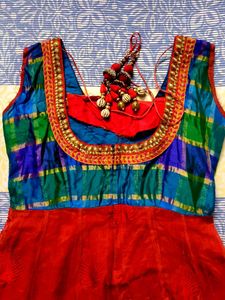 Heavy Flair Red anarkali (Steal Deal)