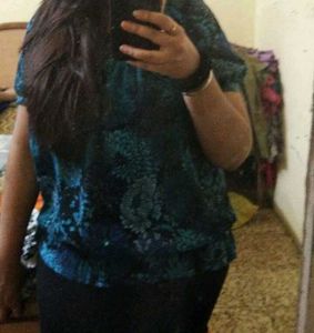 Floral Print Top (also wear as off shoulder)