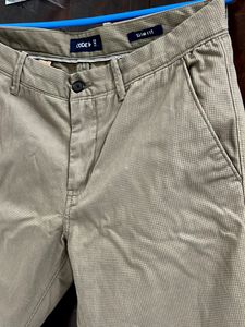 CODE Patterned Flat Trouser