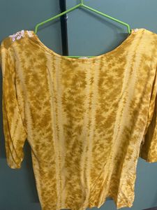 Yellow Shirt Kurti
