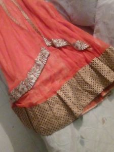 Orange Golden Gown