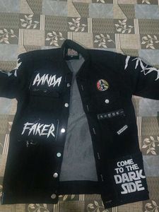 Cool Graphic Denim Jacket