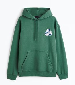 H&M Green Graphic hoodie